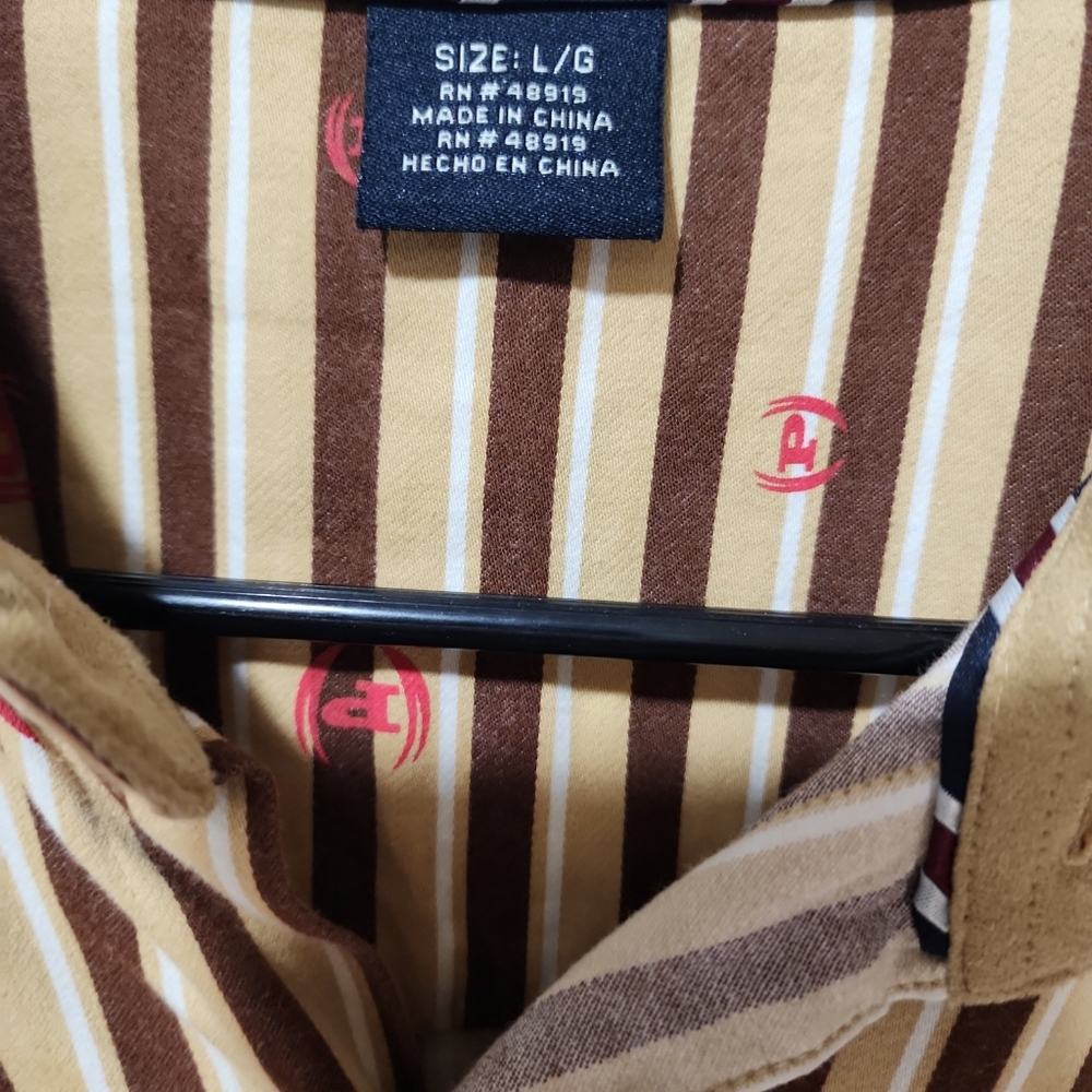 Phat farm vintage men stripe shirt long sleeve XL - Picture 3 of 10